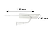 Værktøj - Home>it Window Sill Bracket with Wall Bracket 120 mm - 16978
