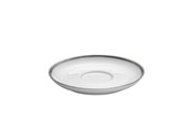 Køkkentilbehør - Pillivuyt Saucer cecil Bistro 18 cl 14 cm White/Silver - 19631