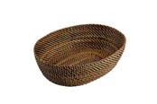 Køkkentilbehør - Pillivuyt Bread basket oval 29.5 x 23 cm Light/Dark brown Nito wicker - 21389