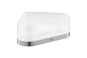 Badeværelsestilbehør - Grohe Selection Bakke til hjørne med holder supersteel - 41038DC0