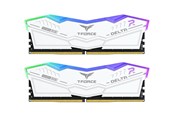 RAM - Team Group T-Force DELTAα RGB DDR5-6000 - 32GB - CL38 - Dual Channel (2 pcs) - AMD EXPO & Intel XMP - Hvid med RGB - FF4D532G6000HC38ADC01