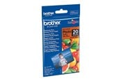 Papir, Fotopapir og Etiketter - Brother BP - photo paper - glossy - 20 sheet(s) - 100 x 150 mm - BP71GP20