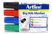 Skrive- og Tegneværktøjer - Artline EK5109AW4 Big Nib Whiteboardmarker - EK5109AW4