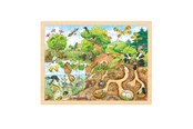 Puslespil - Goki Puzzle Nature 96pcs. Wood - 57582