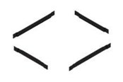 Rack skabe - Eaton RA Series - rack base/plinth trim panels - RAPK812BU