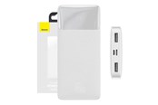 Powerbank - Baseus Bipow 10000mAh 15W - White Powerbank - Hvid - 10000 mAh - PPBD050002