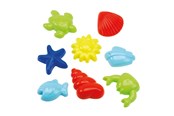 Udendørsleg - Ecoiffier Underwater World Sand Shapes 8pcs. - 630