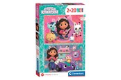 Puslespil - Clementoni Puzzle Gabby's Dollhouse 2x20st. Floor - 24802