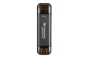 SSD - Transcend ESD310 SSD - 512GB - Sort - Ekstern SSD - USB 3.2 Gen 2x1 - TS512GESD310C