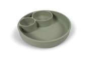 Baby Udstyr - Filibabba Silicone divided plate - Green - FI-02276