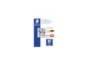 Skoletilbehør - Staedtler Metal Blyantspidser Dobbelt Hul 1/Bk - 510 20 BKD