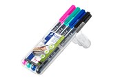 Skrive- og Tegneværktøjer - Staedtler Lumocolor Perm M 1,0mm 4 ass/boks - 317 WP4-1