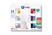 Hobby artikler - Staedtler FIMO effect farvesæt.  24 Farver - 8013 C24-1