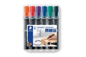Skrive- og Tegneværktøjer - Staedtler Lumocolor Marker Perm 2-5mm 6 ass. - 350 WP6