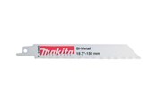 Bajonetsav - Makita saber saw blade - for metal aluminium stainless steel wood with nails steel pipes cast iron profiles mild steel alloys - 5 pieces - P-04880