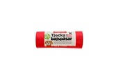 Hunde - Dogman Tykke Hundeposer med Bindehåndtag Rød (50-Pak) - 738832