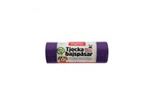 Hunde - Dogman Tykke Hundeposer med Bindehåndtag Lilla (50-Pak) - 738837