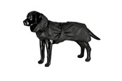 Hunde - Dogman Dog Raincoat Aqua Black 40cm - 757096