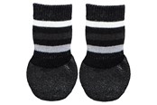 Hunde - Trixie Dog Socks non-slip S–M 2 pcs Black - TX19522