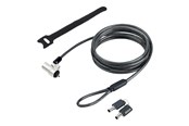 Systemtilbehør (kølepasta mv.) - StarTech.com Laptop cable lock 6Ft Compatible With Noble Wedge Laptop Cable Lock 6Ft (2m) Anti-Theft Keyed Lock Security Cable - NBLWK-LAPTOP-LOCK