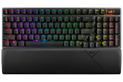 Tastatur - ASUS ROG Strix Scope II 96 Wireless - Gaming Tastatur - Nordisk - Sort - 90MP037A-BKNA01