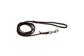Hunde - Dogman Leather Leash Lina Brown L 18mm x 180cm - 220317
