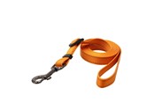 Hunde - Dogman Iris Justerbar Nylon Hundeline Orange Lille 10mm 120-200cm - 223024