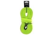 Hunde - Dogman Iris Vævet Sporline med Karabinhage Grøn 20mm 15m - 224008