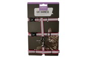 Katte - Dogman Kattsele-sæt Stripe Rosa - 225226