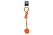 Hunde - Dogman Legetøj bold/reb orange 6/35cm - 325016