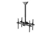 Vægbeslag, AV-Beslag & AV-Møbler - Deltaco Office ARM-0403 mounting kit - back-to-back telescopic - for 2 flat panels - black - Max 45 kg - recommended for 70" - ARM-0403