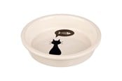 Katte - Trixie Ceramic Bowl cat 0.25 l/ø 13 cm white - TX24499