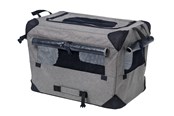 Hunde - Dogman Milou Canvas Crate Grey XXL 91.5x63.5x63.5cm - 375614