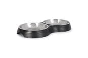 Katte - Dogman Dobbelt madskål Amy Sort 2x200ml - 359453