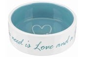 Hunde - Trixie Pet's Home Ceramic Bowl Blue 0.8L 16cm - TX25051