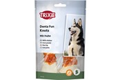 Hunde - Trixie Denta Fun Kyllingomviklet Råhudsknude 11cm (2-Pack) 70g - TX31322