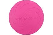 Hunde - Trixie Dog Disc Frisbee Natural Rubber Pink 24cm - TX33503