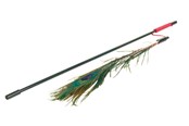 Katte - Trixie Playing Rod with Peacock Feather 47cm - TX4509