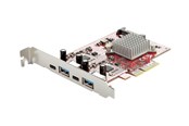 Controller - StarTech.com 4-Port USB PCIe Card 10Gbps USB PCI Express Expansion Card w/ 2 Controllers 2x USB-C & 2x USB-A ports (USB 3.2/3.1 Gen 2) USB/USB-C PCI-e Card Full Profile Brackets - PEXUSB312A2C2V