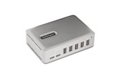 USB hub - StarTech.com 7-Port USB-C Hub 5x USB-A + 2x USB-C Self-Powered w/ 65W Power Supply USB 3.1 10Gbps Hub w/ BC1.2 Charging USB hub - 7 ports - Grå - 10G5A2CS-USB-C-HUB