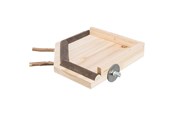 Fuglelegetøj - Trixie Landing area with perches wood 19 × 19 cm - TX51698