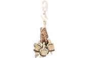 Fuglelegetøj - Trixie Toy mahogany pod/sea shells 26 cm - TX58994