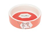 Kanin & gnaver - Trixie Ceramic Bowl hamster 90 ml/ø 8 cm assorted colours - TX60734