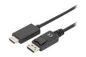 Skærmkabel - DIGITUS ASSMANN adapter cable - DisplayPort / HDMI - 2 m - AK-340303-020-S