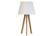 Skrivebordstilbehør - Unilux KATY bordlampe LED hvid/træ - 400165041