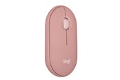 Mus - Logitech Pebble Mouse 2 M350s Wireless - Tonal Rose - Mus - Optisk - 3 knapper - Rød - 910-007014
