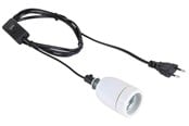 Varmelamper & -pærer - Trixie Pro Socket Ceramic Bulb Holder 200W 1.80m E27 - TX76105