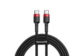USB kabel - Baseus USB-C <-> USB-C - 2m - Sort - CATKLF-H91