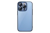 Mobil - Covers & Cases - Baseus Glitter Transparent Case and Tempered Glass set for iPhone 14 Pro (blue) - ARMC021303