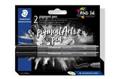 Skrive- og Tegneværktøjer - Staedtler STAEDTLER Pigment Pen, intens sort, 2 stk - 376-99 BK2